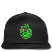 Busters The Monster Green Printed Hat | Artistshot