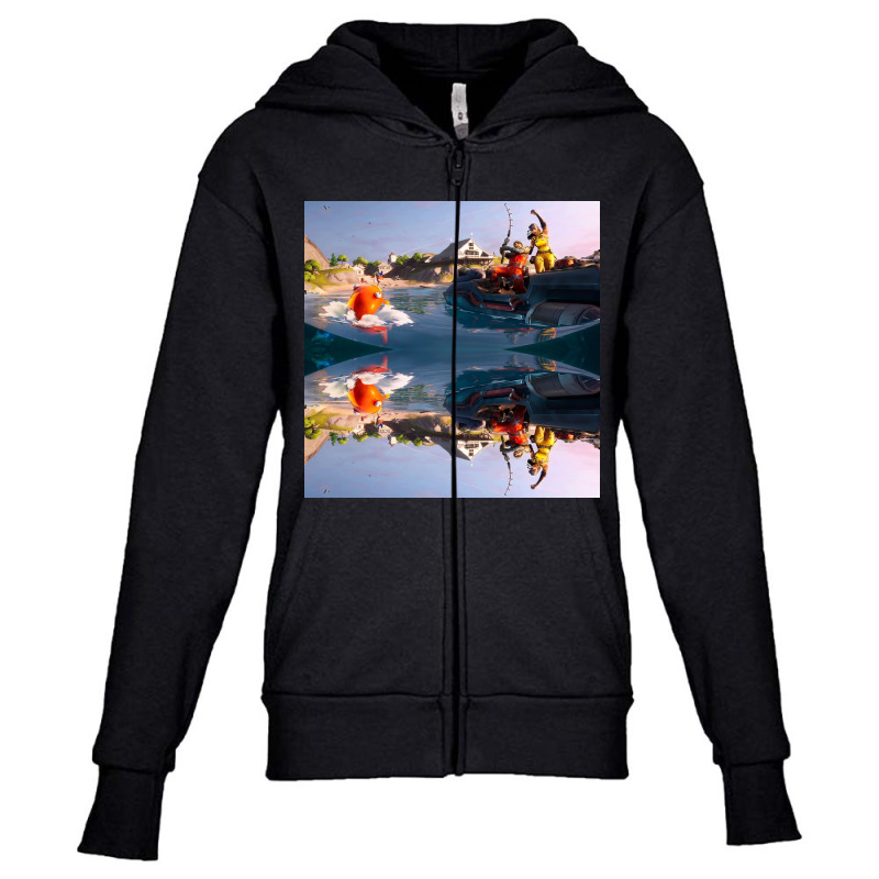 Naked Waters Youth Zipper Hoodie | Artistshot