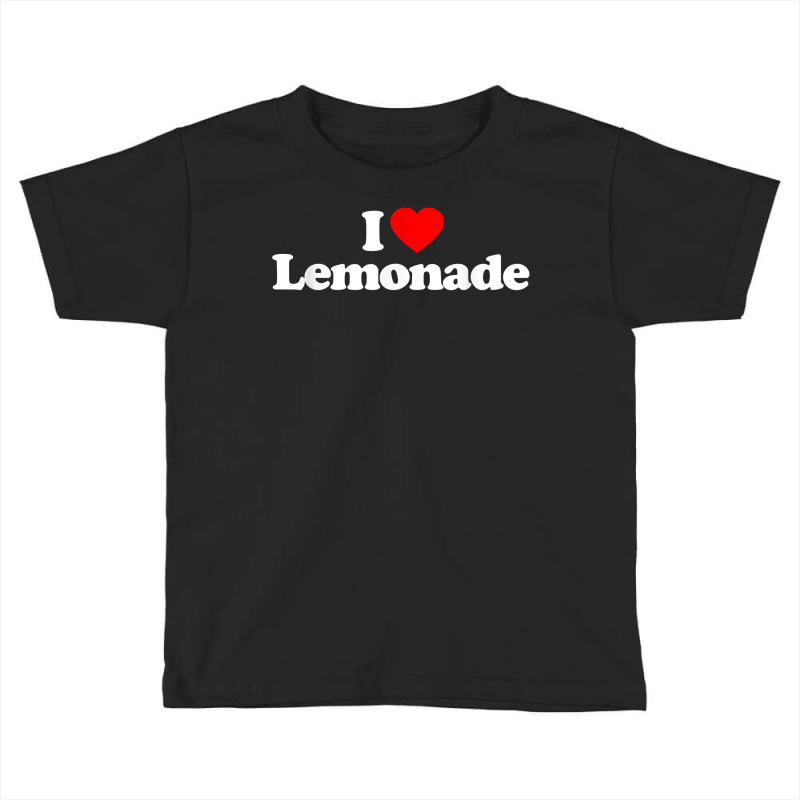 I Love Lemonade Heart   Funny T Shirt Toddler T-shirt by cheesebroughbrensen | Artistshot