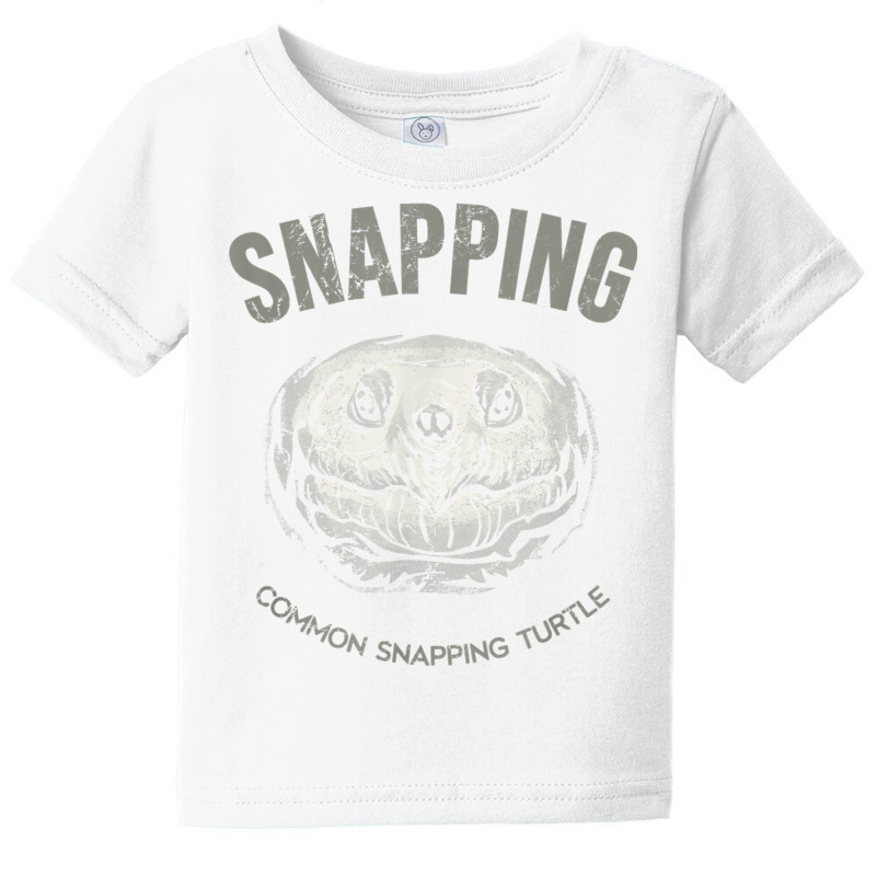 Common Snapping Turtle, Vintage Design For Reptile Lovers T Shirt Baby Tee | Artistshot