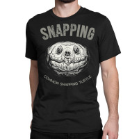 Common Snapping Turtle, Vintage Design For Reptile Lovers T Shirt Classic T-shirt | Artistshot