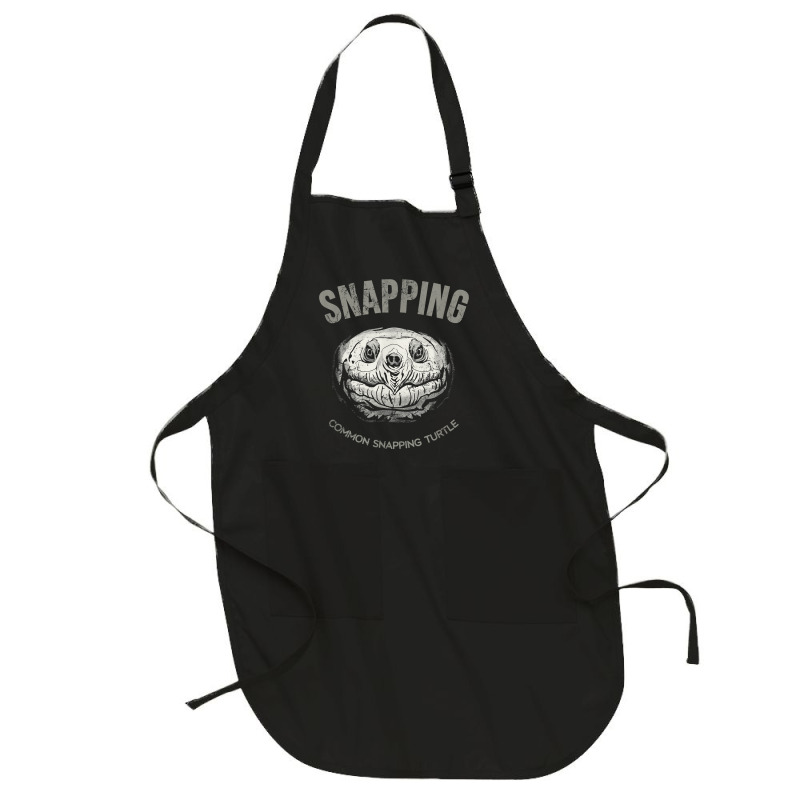 Common Snapping Turtle, Vintage Design For Reptile Lovers T Shirt Full-length Apron | Artistshot