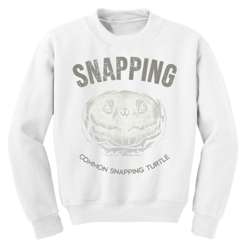 Common Snapping Turtle, Vintage Design For Reptile Lovers T Shirt Youth Sweatshirt | Artistshot