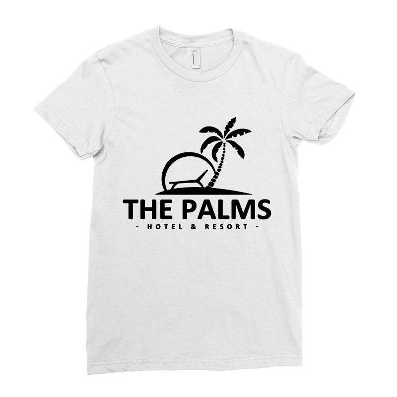 Modification Of New Palms Ladies Fitted T-Shirt by goldiesinksa | Artistshot