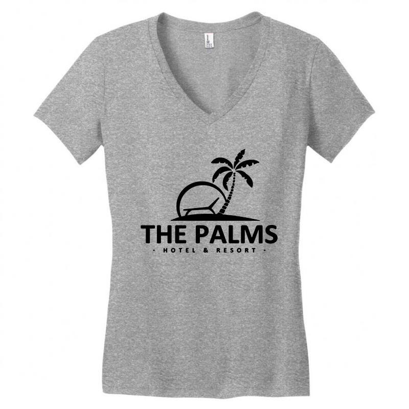 Modification Of New Palms Women's V-Neck T-Shirt by goldiesinksa | Artistshot