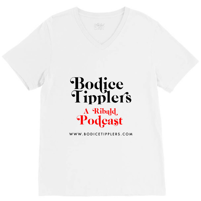 Bodice Tipplers A Ribalt Podcast Romance Novels V-Neck Tee by junijunah | Artistshot