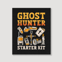 Ghost Hunter Starter Kit Paranormal Hunting Ghost Hunter T Shirt Portrait Canvas Print | Artistshot