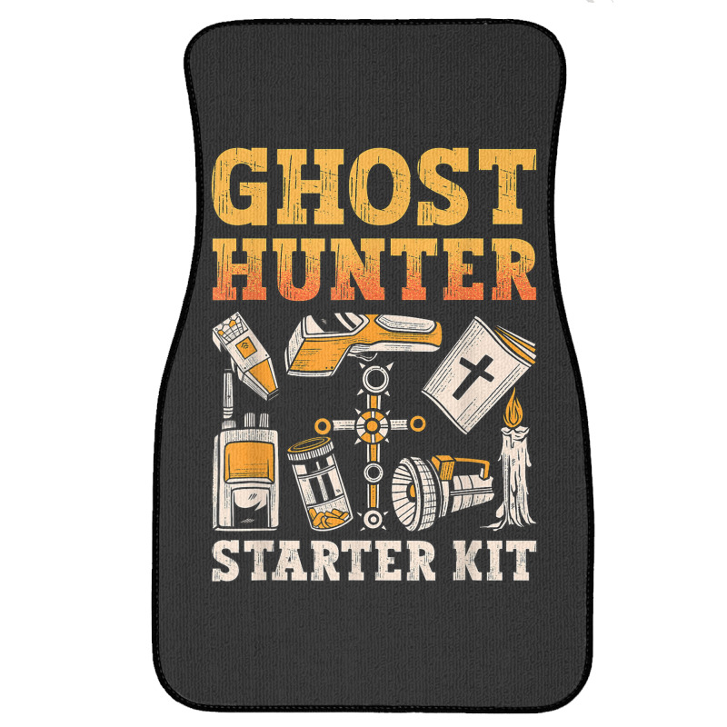 Ghost Hunter Starter Kit Paranormal Hunting Ghost Hunter T Shirt Front Car Mat | Artistshot