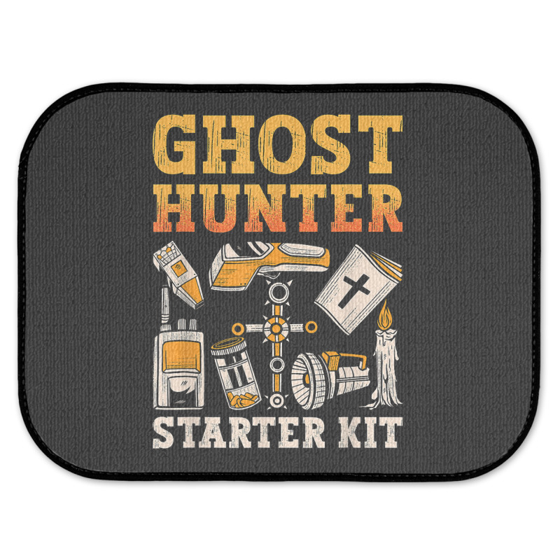 Ghost Hunter Starter Kit Paranormal Hunting Ghost Hunter T Shirt Rear Car Mat | Artistshot