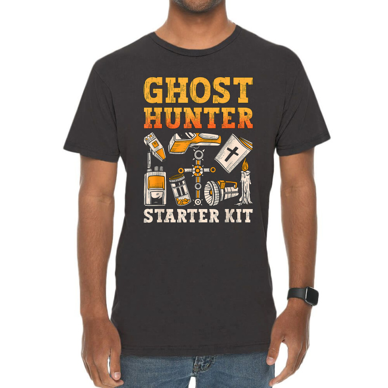 Ghost Hunter Starter Kit Paranormal Hunting Ghost Hunter T Shirt Vintage T-shirt | Artistshot