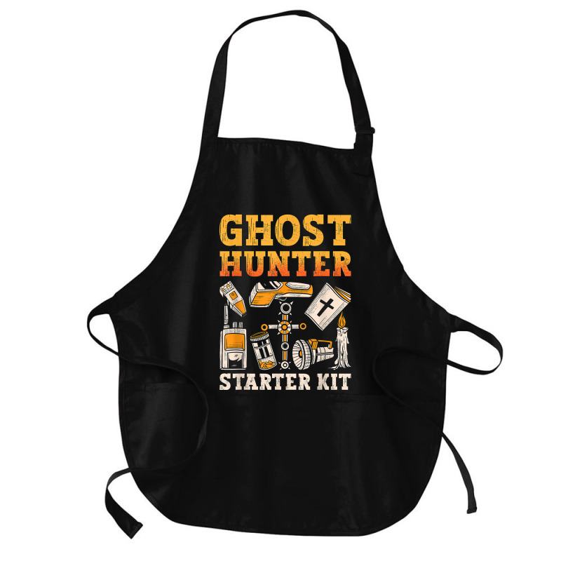 Ghost Hunter Starter Kit Paranormal Hunting Ghost Hunter T Shirt Medium-length Apron | Artistshot