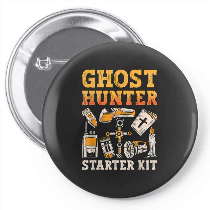 Ghost Hunter Starter Kit Paranormal Hunting Ghost Hunter T Shirt Pin-back Button | Artistshot