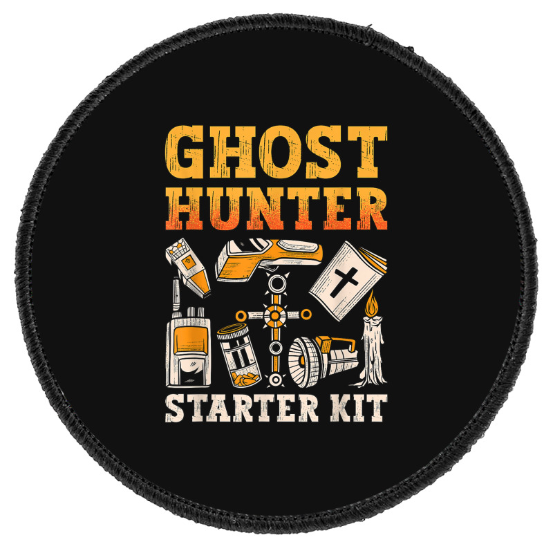 Ghost Hunter Starter Kit Paranormal Hunting Ghost Hunter T Shirt Round Patch | Artistshot