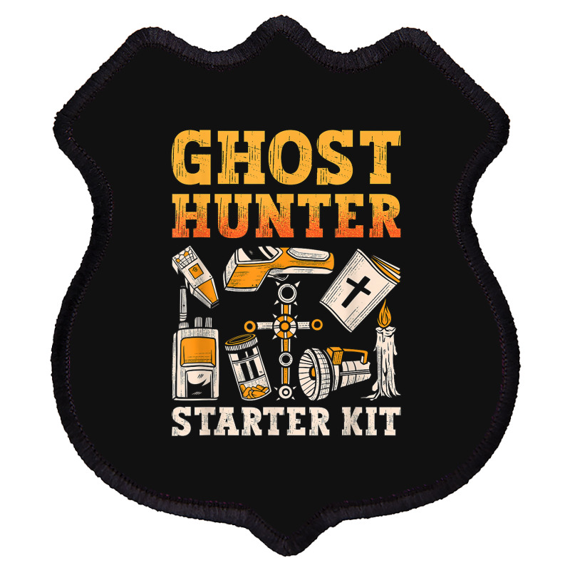 Ghost Hunter Starter Kit Paranormal Hunting Ghost Hunter T Shirt Shield Patch | Artistshot