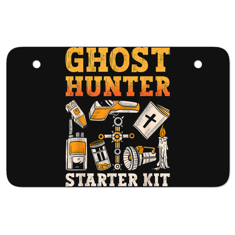 Ghost Hunter Starter Kit Paranormal Hunting Ghost Hunter T Shirt Atv License Plate | Artistshot