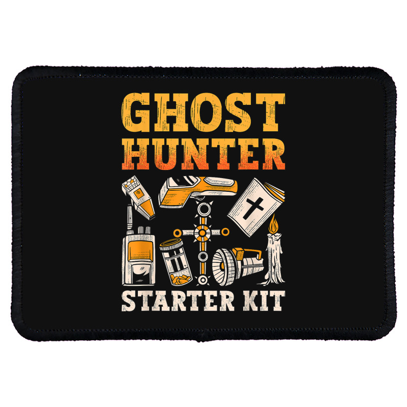 Ghost Hunter Starter Kit Paranormal Hunting Ghost Hunter T Shirt Rectangle Patch | Artistshot