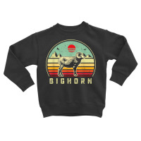 Hunting Bighorn Sheep  Dad Retro Sunset Aesthtic Hunter T Shirt Toddler Sweatshirt | Artistshot