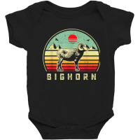 Hunting Bighorn Sheep  Dad Retro Sunset Aesthtic Hunter T Shirt Baby Bodysuit | Artistshot