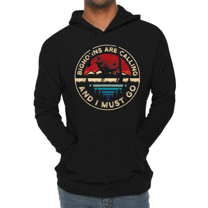 Hunting Bighorn Sheep  Retro Funny Phone Calls Hunter T Shirt Lightweight Hoodie | Artistshot