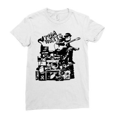 Tom Waits T Shirt Vintage Tom Waits Shirt Vintage Band Tees Cool Piano Ladies Fitted T-shirt Designed By Tee Shop