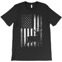 Hunting Hunters Deer Usa Us American Flag Camo Camoflage T Shirt Copy T-shirt | Artistshot