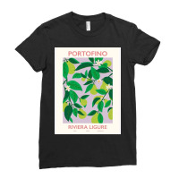 Flower Market Affiche De Portofino Ladies Fitted T-shirt | Artistshot