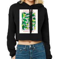 Flower Market Affiche De Portofino Cropped Hoodie | Artistshot