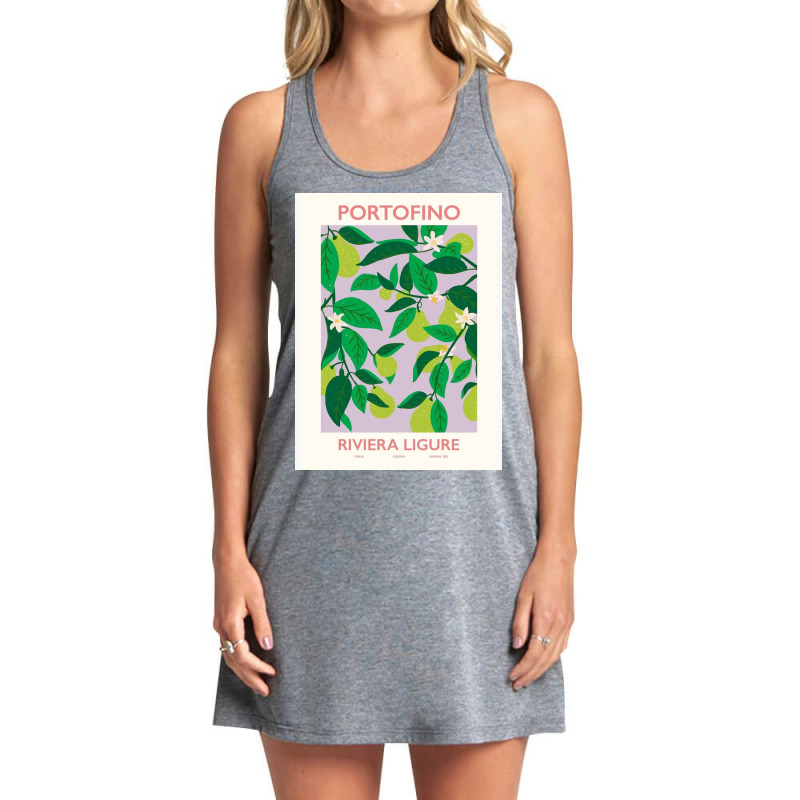 Flower Market Affiche De Portofino Tank Dress by Beth D | Artistshot