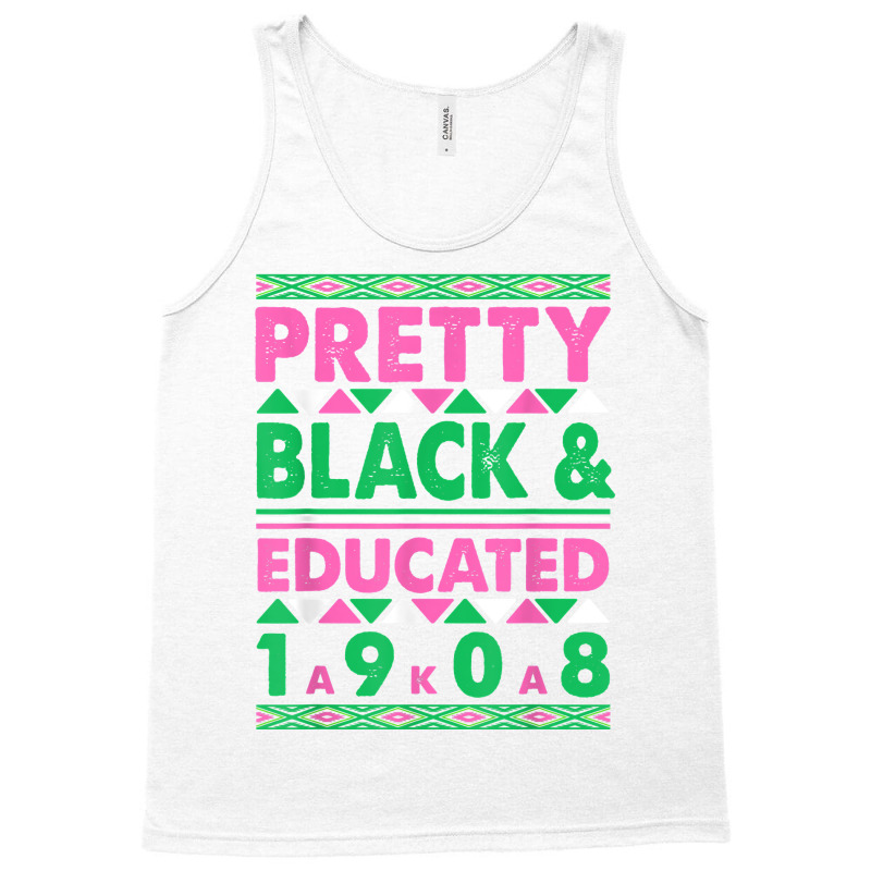 Pretty Black And Educated J15 Founder's Day Aka Women T Shirt Tank Top | Artistshot