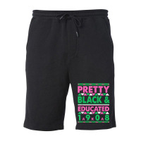 Pretty Black And Educated J15 Founder's Day Aka Women T Shirt Fleece Short | Artistshot