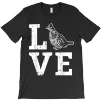 Hunting Ruffed Grouse Bird  Love Retro Art Hunter T Shirt T-shirt | Artistshot