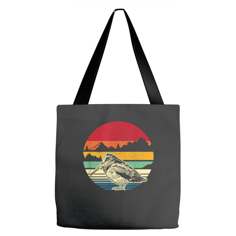 Hunting Woodcock Bird  Retro Cloudly Nature Art Hunter T Shirt Tote Bags | Artistshot