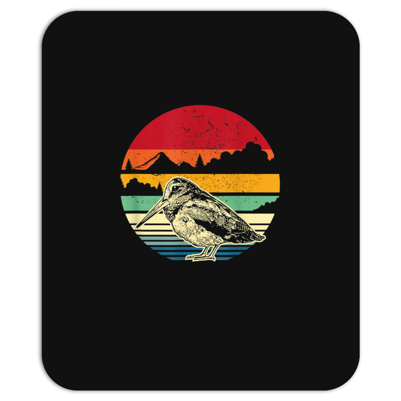 Hunting Woodcock Bird  Retro Cloudly Nature Art Hunter T Shirt Mousepad | Artistshot