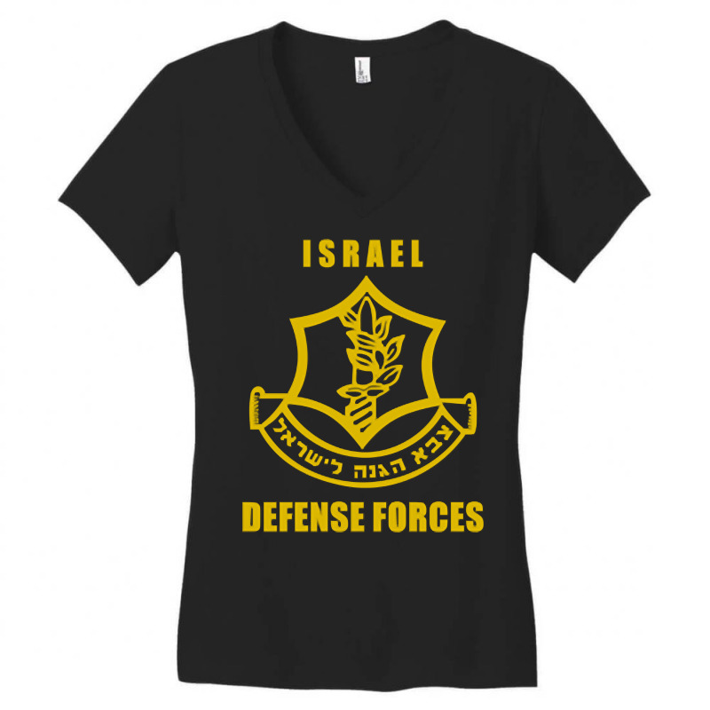 Idf Israeli Army Defense Force Jewish State Pocket Hoodie Women's V-Neck T-Shirt by cheesebroughbrensen | Artistshot