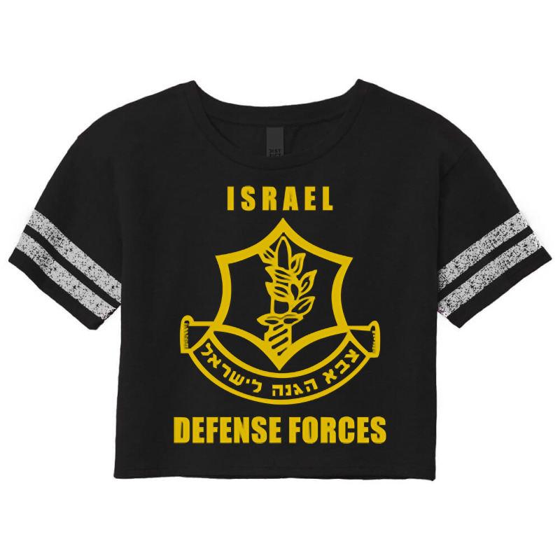 Idf Israeli Army Defense Force Jewish State Pocket Hoodie Scorecard Crop Tee by cheesebroughbrensen | Artistshot