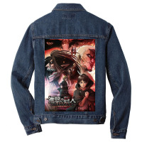 Shingeki No Kyojin Season 4 Men Denim Jacket | Artistshot