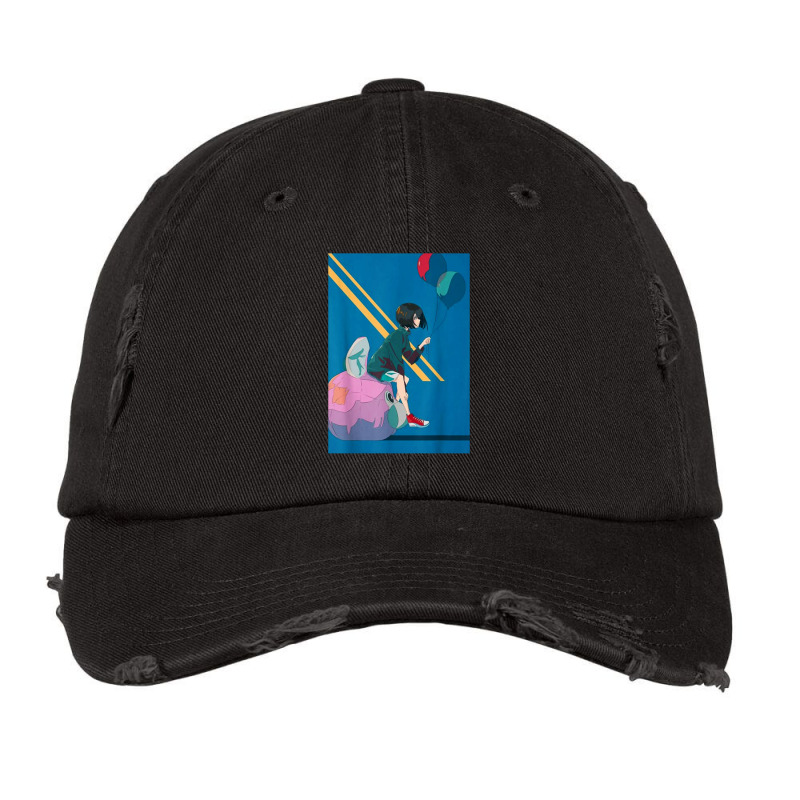 Anime Girl Retro 90s Aesthetic Lofi Japanese Vintage Cap | Artistshot