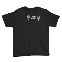 Nurse Gift Er Heartbeat Emergency Medicine Physician T Shirt Youth Tee | Artistshot