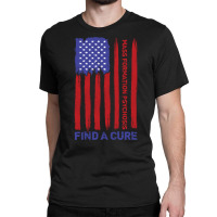 Mass Formation Psychosis Find A Cure Us Flag Patriotic Long Sleeve T S Classic T-shirt | Artistshot