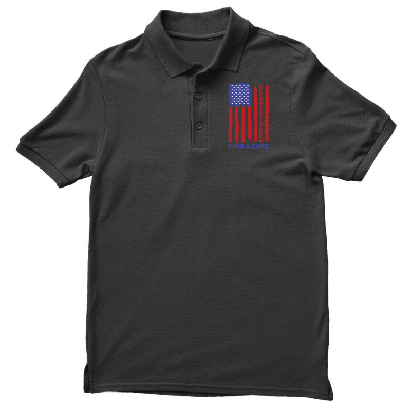 Mass Formation Psychosis Find A Cure Us Flag Patriotic Long Sleeve T S Men's Polo Shirt by CrespinoEllawyn | Artistshot