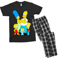 The Simpson Family Men's T-shirt Pajama Set | Artistshot