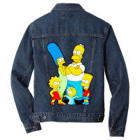 The Simpson Family Men Denim Jacket | Artistshot