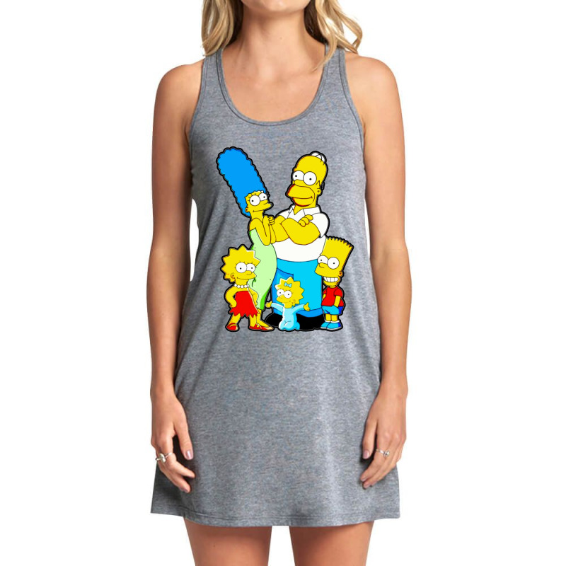 The Simpson Family Tank Dress by Jendral | Artistshot