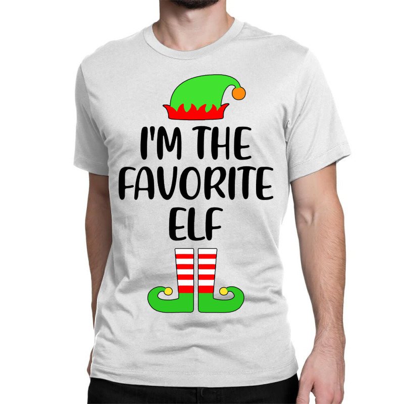 I M The Favorite Elf Matching Family Group Christmas Classic T-shirt | Artistshot