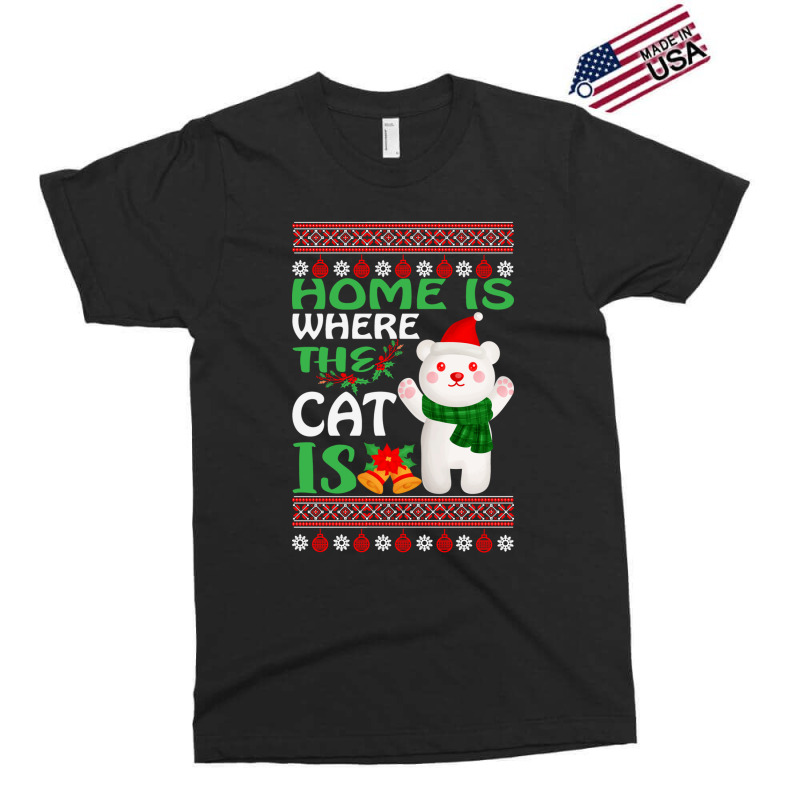 Home Is Where The Cat Christmas Party Exclusive T-shirt | Artistshot