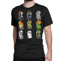 Gamer Halloween Skeleton Vampire Gaming Mummy Boys Kids Teen T Shirt Classic T-shirt | Artistshot