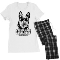 Funny Proud Australian Cattle Dog Coolest Dog Ever Dog T Shirt Women's Pajamas Set | Artistshot