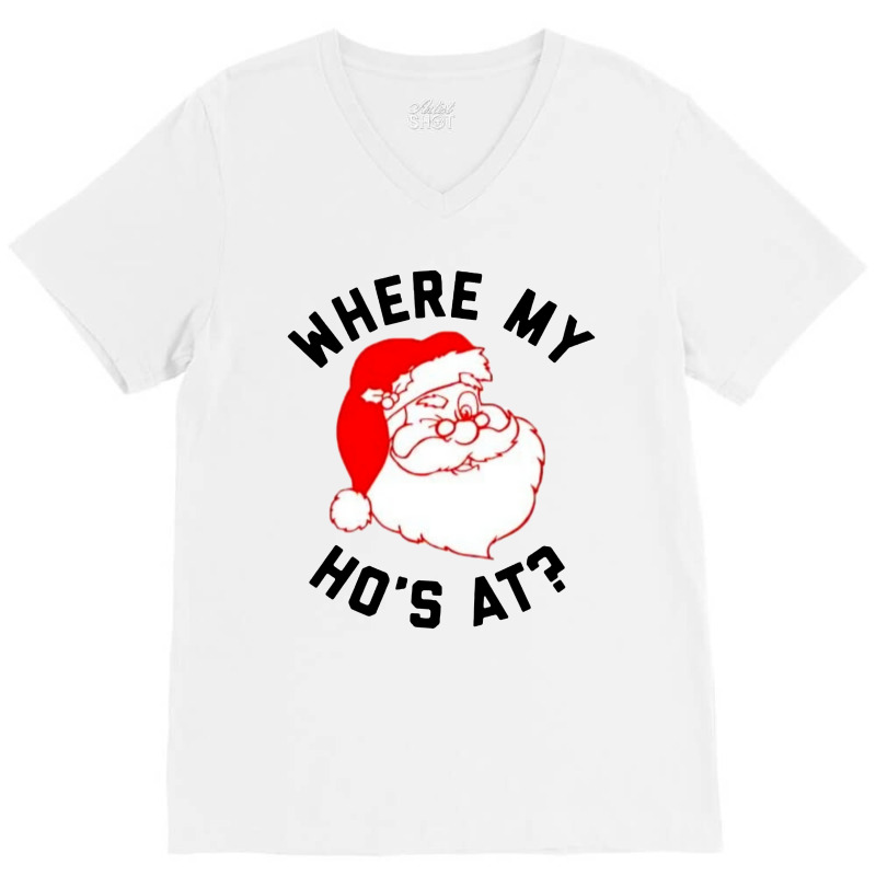 Ho Ho Ho Christmas V-neck Tee | Artistshot