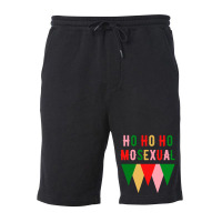 Ho Ho  Christmas Holiday Gay Design Fleece Short | Artistshot