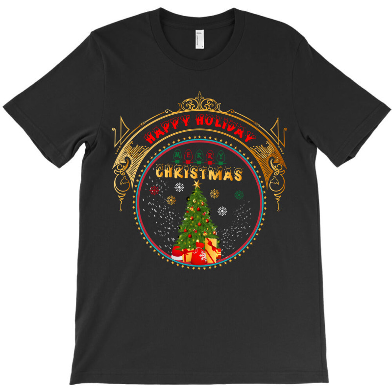 Happy Holiday Merry Christmas T-shirt | Artistshot